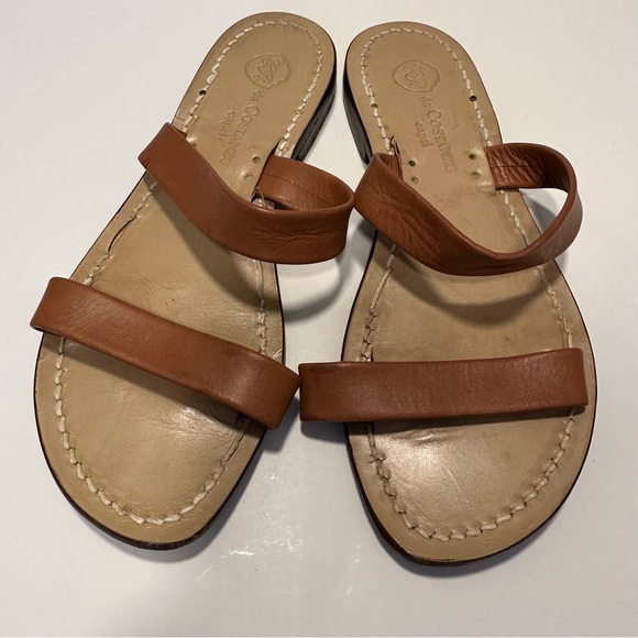 CR Da Constanza Capri Hand Crafted Genuine Leather Strappy Sandals Size 36 - Picture 4 of 6